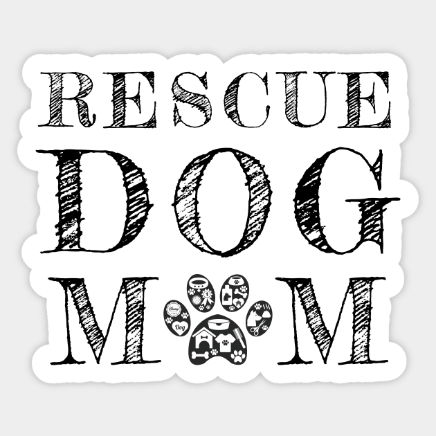 Rescue mom cheap sticker